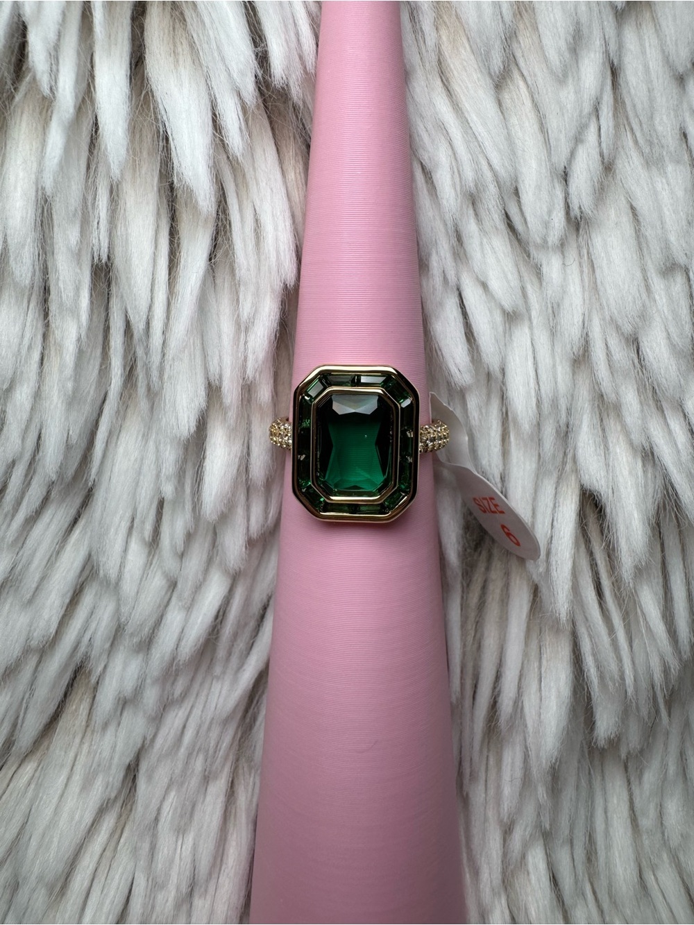May birthday ring with wraparound band